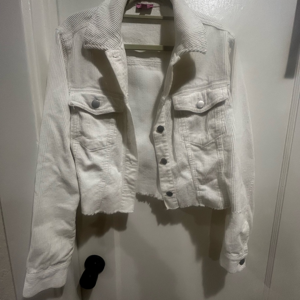Women’s small off white Frida corduroy jacket.